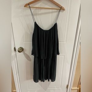Grey Zara ruffle dress